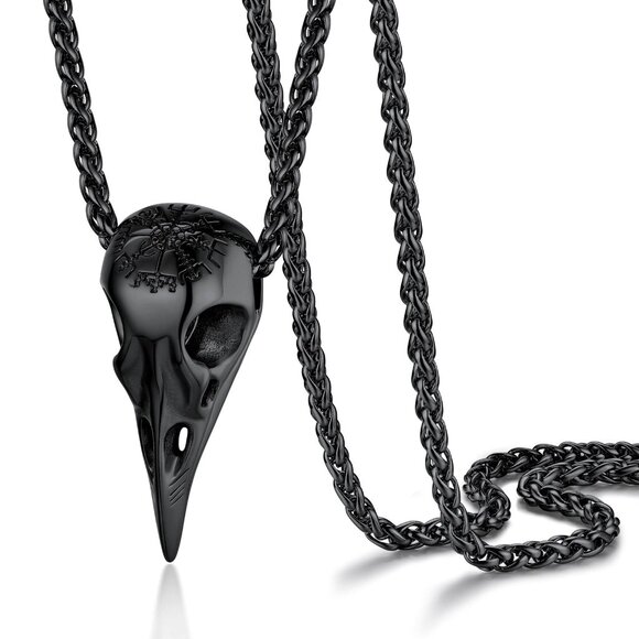 Vintage Norse Viking Jewelry Stainless Steel Pendant Chain Unisex Necklace